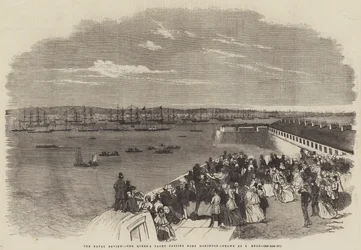 The Naval Review, the Queen